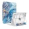 Piznernico Case for ipad 11th Generation 2025 A16 11 inch for ipad 10th Generation Case 109 2022 with Pencil Holder Adjustable MultiAngle Stand Clear Cover Auto WakeSleep Blue Marble