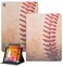 YOYOYX Case for iPad 9th8th7th Generation 102 Inch 202120202019 PU Leather 360 Degree Rotating Stand Protective Cover with Auto SleepWake Pencil Holder Baseball