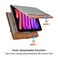 Oduio Case for iPad mini 7 A17 Pro 2024iPad Mini 6 2021 83 Inch for iPad mini 7th6th Generation Case PU Leather Folio Cover with Hand Strap and Pocket Auto WakeSleep Smart Cover Grey