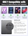 YHB Case for New iPad Pro 129 Inch 202220212020 6th5th4th Gen PU Leather Folding Stand Shell TPU Back Cover with Auto SleepWake Pencil Holder Bald Eagle American Flag