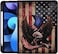 YHB Case for New iPad Pro 129 Inch 202220212020 6th5th4th Gen PU Leather Folding Stand Shell TPU Back Cover with Auto SleepWake Pencil Holder Bald Eagle American Flag