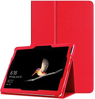 HANAIETTE Case for Onn 81 inch Core Tablet Case 2026 Model PU Leather Protective Case Family Case for Kids Onn 81 Core Tablet 2026 Model Cover Case Red