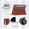 Oduio Case for Samsung Galaxy Tab S10 FE Plus 131Inch 2025 Model SMX620SMX626B with S Pen Holder and Pocket PU Leather Business Folio Stand Cover for Galaxy S10 FE Brown