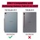 BFSEROBJ Case for Samsung Galaxy Tab S6 Lite 104 inch 2020 SMP610P615Spsun Lightweight Smart Shell PU Leather Adjustable Stand Protective Cover with Auto WakeSleep Feature Purple Rose Butterfly