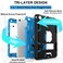 CCMAO iPad mini 5 Case 2019 iPad mini 4 Case 2015 Heavy Duty Shockproof Hybrid Protective Cover for iPad mini 5th4th Generation 79 inch BlackSky Blue