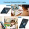 CCMAO iPad mini 5 Case 2019 iPad mini 4 Case 2015 Heavy Duty Shockproof Hybrid Protective Cover for iPad mini 5th4th Generation 79 inch BlackSky Blue