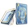 Clayco Nebula Case for iPad 9th8th7th Generation Case 102 Inch 202120202019 MultiAngle Viewing Full Body Stand Cover for iPad 102 with Builtin Screen Protector Pencil Holder Ocean
