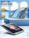 Clayco Nebula Case for iPad 9th8th7th Generation Case 102 Inch 202120202019 MultiAngle Viewing Full Body Stand Cover for iPad 102 with Builtin Screen Protector Pencil Holder Ocean