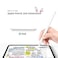 ELETIUO Cute Ear Case Silicone Skin Cover for Apple Pencil 2nd Generation and Protective Nib Cover Accessories Compatible with iPad Pro 11 129 inchWhite