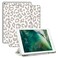 Deokke Compatible with iPad 102 inch Case9th 8th 7th Generation Case202120202019 with Pencil Holder and Soft TPU BackAuto SleepWake CoverWhite Leopard Cheetah