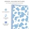 Deokke Compatible with iPad 9th8th7th Generation Case202120202019102 inch with Pencil Holder Auto SleepWake Cover for Girls WomenBlue Cow Pattern Western
