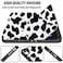 Deokke Compatible with iPad mini 7 CaseA17 Pro 2024mini 6 Case 83 Inch 2021Pencil Holder Soft Back Auto SleepWake Cover Women Men Girls CuteBlack Cow