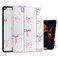 DONGKE Case Compatible with iPad 102 Inch 2021 2020 2019 iPad 9th8th7th Generation with Pencil Holder Slim Stand Protective Case with Soft TPU Back Auto SleepWake Cover Pink Bows