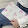 DONGKE Case Compatible with iPad 102 Inch 2021 2020 2019 iPad 9th8th7th Generation with Pencil Holder Slim Stand Protective Case with Soft TPU Back Auto SleepWake Cover Pink Bows