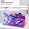 Dteck Case for 105 iPad Air Case 3rd Generation iPad Pro 105 Case 2017 Fold Stand Smart Flip Case PU Leather Protective Cute Cover with Auto Sleep WakeCard Holders Purple Starry Butterfly