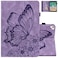 Dteck Case for iPad 97 Inch Auto Sleep Wake Case Flip Stand Leather Classy Cover Butterfly Purple