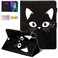 Dteck Case for iPad Air 11iPad Air 5th4th Generation 109iPad Pro 11 Inch Case 4th3rd2nd1st GenPU Leather MultiAngle Stand Protective Folio Smart Auto WakeSleep Wallet CoverBlack Cat