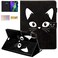 Dteck Case for iPad Air 11iPad Air 5th4th Generation 109iPad Pro 11 Inch Case 4th3rd2nd1st GenPU Leather MultiAngle Stand Protective Folio Smart Auto WakeSleep Wallet CoverBlack Cat