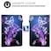 Dteck for Galaxy Tab A 101 Cute Tablet Case 2019 Release with Stylus Adjustable Viewing Angle Stand PU Leather Protective Folio Cartoon Cover for Samsung SMT510SMT515SMT517 Purple Butterfly