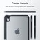Dteck for iPad 11 inch A16 11th Gen iPad 109 inch 10th Gen Slim Clear Case with Pencil Holder Allow Charging with Case On Scratch Resistant Lightweight Protective Simple Thin Cover Black