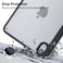 Dteck for iPad 11 inch A16 11th Gen iPad 109 inch 10th Gen Slim Clear Case with Pencil Holder Allow Charging with Case On Scratch Resistant Lightweight Protective Simple Thin Cover Black