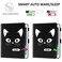 Dteck for iPad 97 inch 2018 Case PU Leather Folio Smart Cover with Auto Sleep Wake Multiple Stand Wallet Case for Apple iPad 6th 5th Gen iPad Air 12 Black Cat
