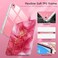 DTTO for iPad A16 11th10th Generation Case 20252022 Clear Hard Back with Soft TPU Frame Slim Trifold Stand Support Pencil Holder Auto WakeSleep for iPad 11109 Inch Red Marble