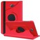 EKVINOR 360 Degree Rotating Case Compatible with Samsung Galaxy Tab A 101 2016 NO S Pen Version Premium PU Leather Stand Cover for Galaxy Tab A 101 inch SMT580SMT585 No Pen Version Red