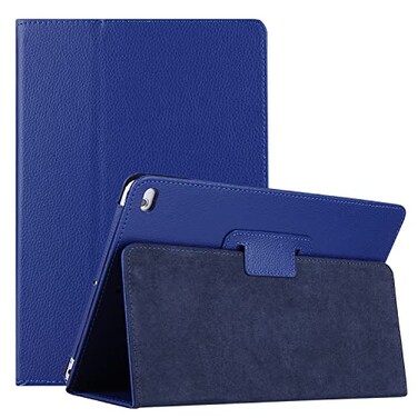 EKVINOR Case for iPad 97 2018 2017 Lightweight PU Leather Folio Stand Case MultiAngle Viewing Protective Case Cover for iPad 97 Inch 6th Gen 5th Gen Dark Blue
