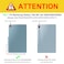 FINTIE Fintie Hybrid Slim Case for Samsung Galaxy Tab S6 Lite 104 Inch 202420222020 with S Pen Holder Shockproof Cover with Clear Transparent Back Shell Blue