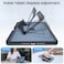 FINTIE Fintie Shockproof Case for iPad 9th Generation 2021 8th Generation 2020 7th Gen 2019 102 Inch Builtin Pencil Holder Slim Frosted Protective Cover with MultiAngle Kickstand Black