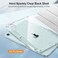 FINTIE Fintie Slim Case for iPad Mini 7 A17 Pro 7th Generation 2024 iPad Mini 6 6th Gen 83 Inch Builtin Pencil Holder Glittering Sparkly Shockproof Cover wShiny Clear Back Shell Silver