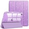 FINTIE Fintie Slim Case with Pencil Holder for iPad Air 11inch M4M3M2 202620252024 iPad Air 5th 2022 4th Generation 109 Inch Glittering Sparkly Cover with Shiny Clear Back Shell Purple
