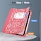 FINTIE Fintie SlimShell Case for iPad A16 11th Generation 11 Inch 2025 iPad 10th Generation 109 Inch 2022 Flexible Soft TPU Stand Back Cover with Pencil Holder Composition Book Pink