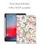 SOUYOYIHI Floral Case for iPad 9th Generation 8th 7th Gen 102 inch Case Flower Pattern Cute Slim Leather Folio Smart Cover with Pencil Holder Auto SleepWake Color D