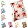 SOUYOYIHI Floral Case for iPad A16 2025 11th Gen 11 iPad 10th Generation 2022 109 Case Flower Pattern Cute Slim Leather Folio Smart Cover with Pencil Holder Auto SleepWake Color J