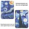 UUcovers for iPad A16 11th Generation Case 11 inch 2025 iPad 10th Generation Case 109 inch 2022 Stand Trifold Smart Cover with Auto WakeSleep PU Leather Shockproof Shell Starry Night Van Gogh