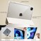 GKABXY Case for iPad Pro 11 inch 4th3rd2nd Generation with Pencil HolderSupport 2nd Gen Pencil Charging Auto Wake Auto2 in 1 Removable Transparent Back Case for iPad Pro 11 202220212020Beige