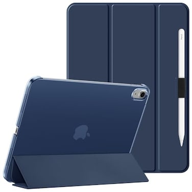 HGWALP Clear Case for iPad A16 11th Generation 11 Inch 2025iPad 10th Generation 109 Inch 2022Stand Cover with Hard Translucent Back Support Touch lD Auto WakeSleepStylus HolderNavy