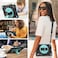 HXCASEAC Heavy Duty Case for Samsung Galaxy Tab S10 Lite S10 FE S9 FE 109 5G S Pen Holder Screen Protector Rotating Hand Strap Fits Samsung S10 LiteS10 FES9 FE Tablet Case Light Blue