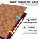 HYHCF Designer Compatible with iPad A16 11th Generation Case 11 Inch 2025iPad 10th Generation Case 109 Inch 2022Slim Stand PU Leatherwith Pencil Holder and Soft TPU BackAuto SleepWakeBrown