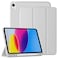 IAMKHO Case for iPad A16 11th Generation 11 Inch 2025 iPad 10th Generation 109 inch 2022 with Pencil Holder Auto WakeSleep Support Touch ID Slim Trifold Stand Protective Cover Gray