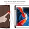 iMieet iPad 9th Generation Case 2021iPad 8th Generation Case 2020 102 Inch with Pencil Holder iPad 7th Gen 2019 Case with Soft Baby Skin Silicone Back Auto WakeSleep Cover Chocolate