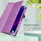 JKhandy Case for Moxee Tablet 2 8 Inch 2022 Release Model MTT8B22 Folio PU Leather Stand Cover with Pencil Holder Glitter Purple