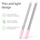 JOOSKO Joosko Compatible with Samsung Galaxy Tab S7S7S7 FES8S8S8 UltraS9S9S9 UltraS10 Pencil Case S Pen Case Silicone Translucent NonSlip Cover Pink