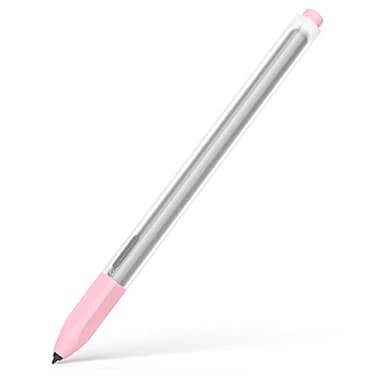 JOOSKO Joosko Compatible with Samsung Galaxy Tab S7S7S7 FES8S8S8 UltraS9S9S9 UltraS10 Pencil Case S Pen Case Silicone Translucent NonSlip Cover Pink
