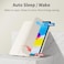 KVTVOU for iPad A16 11th10th Generation Case 11109 Inch 20252022 Without Pencil Holder Slim Trifold Stand Smart Cover Soft TPU Back Auto WakeSleep Support Touch ID Cream White