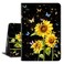Lalumix for iPad 9Th 7Th 8Th Generation Case for iPad 102 Case Shockproof Protective MultiAngle Viewing Adjustable Stand Auto WakeSleep Butterfly Sunflower