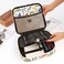 Lbxgap MultiFunctional Zipper Pencil ipad case with Handle and Zippered Pocket Carrying Protective Bag with Bookmark and Book Fixing Straps for Travel Office