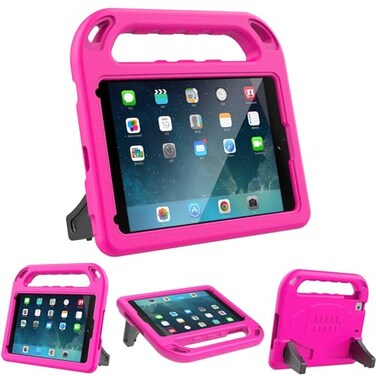 LEDNICEKER Kids Case for iPad mini 12345 79inch Light Weight Shockproof Handle Kickstand Cover for iPad mini 5th4th3rd2nd1st Generation Rose